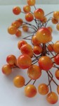 Веточки с ягодками калины оранжево-красные, 12мм, 20шт. 9473 9473