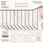 Набор двусторонней бумаги для скрапбукинга 20 * 20см 'Beautiful moments '10 листов, 190г / м2, SM4400016 SM4400016