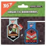 Закладки магнітні 'Minecraft Steve', 2шт. 708103, YES 708103