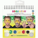Набор красок для грима 'Activity kit' кисточка + губка + 6 красок Snazaroo 1196019