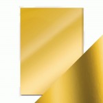 Лист зеркального картона Gold Pearl-Satin Effect, 1л, А4, 250 гр, Tonic Studios 9466E