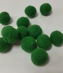 Помпончик зелений, 1,8-2,0 см, 1шт.