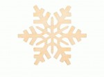 Заготовка Снежинка 10 фанера, d 8 см, 4шт, Rosa Talent