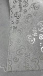 Бумага фольгированная Глиттер серебряный с сердечками Happy, односторонний 50х70см, 5-45419 5-45419