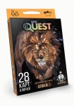 Игра-квест карточная 'BEST QUEST 'Animals' укр., BQ-01-02U, Danko toys BQ-01-02U