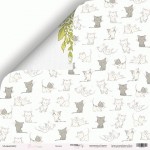 Односторонний бумага для скрапбукинга 30 * 30 см 'Котята' (Purr Purr) 190 г / м. SM4600002