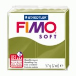 Пластика 'FIMO Soft '057 оливковая, 56г, STAEDTLER 057