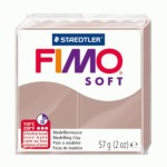 Пластика 'FIMO Soft' 087 сіро-коричнева, 56г, STAEDTLER 087