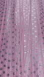 Резинка для пов’язок, рожева в срібний горошок 1,5см, 1м 7652 7652