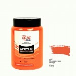 Краска акриловая Acrylic, Оранжевый, 407, 400мл, Rosa Studio 407