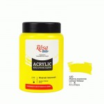 Краска акриловая Acrylic, Желтый лимонный, 430, 400мл, Rosa Studio 430