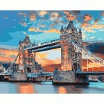 Набор акриловый живопись по номерам 'Лондонский мост' 40 * 50см КНО3515
