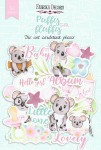 Набор бумажных высечек для скрапбукинга 'Puffy Fluffy Girl' 52шт. FDCDS-04058 FDCDS-04058