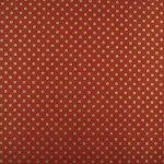 Папір крафтовий з малюнком 'Золоті горошки на червоному', 30*30см, 5.3.141 5.3.141