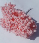 Пучок тычинок декоративных розовые, (пенопласт), 12шт.
