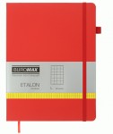 Блокнот діловий, ETALON 190*250, 96арк, клітинка, обкл. штучна шкіра, червоний, ВМ.292160-05 ВМ.292160-05