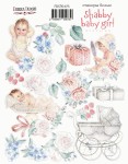 Набор наклеек (стикеры) 'Shabby baby girl', 21 * 16см, FDSTK-075 FDSTK-075