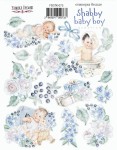 Набір наклейок (стікери) 'Shabby baby boy', 21*16см, FDSTK-073 FDSTK-073