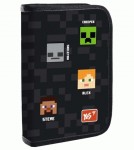 Пенал твердий HP-04 одинарний з двома клапанами, 'Minecraft', YES 533428 533428