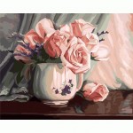 Набір акриловий живопис за номерами 'Романтичність троянд' 40*50см КНО 2042