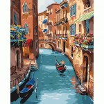 Набір акриловий живопис за номерами 'Сонячна Венеція' 40*50см КНО2153