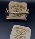 Набор подставок под горячее, Jack Daniel`s 10см, 4шт X-143 X-143