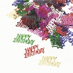 Набір декоративних написів 'Happy birthday', фольга, 20гр, Knorr Prandell