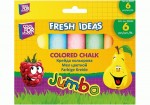 Крейда кольорова 6 шт. JUMBO, CF02632 CF02632