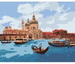Набор акриловый живопись по номерах 'Полдень в Венеции' 40*50см, KHO2118 KHO2118