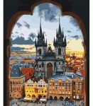 Набір акриловий живопис за номерами 'Злата Прага' 40*50см, KHO3568 KHO3568