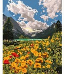 Набір акриловий живопис за номерами 'Величні Альпи' 40*50см, KHO2268 KHO2268