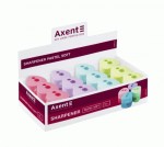 Чинка з контейнером Pastel soft, асорті 1157-А, AXENT 1157-А