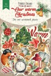 Набір паперових висічок для скрапбукінгу 'Our warm Christmas' 53шт. FDSDC-04094 FDSDC-04094