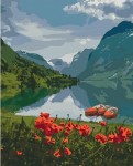 Набір акриловий живопис за номерами 'Краса Норвегії' 40*50см, KHO2256 KHO2256