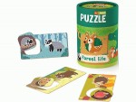 Пазл та гра 'Зоологія для Малят. Життя в лісі', 10 карток, 200108, Dodo Toys 200108