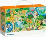 Пазл обсервационный 'Зоопарк', 80 элементов, Dodo Toys, 300259 300259