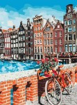 Набір акриловий живопис за номерами 'Канікули в Амстердамі' 40*50см, KHO3554 КНО3554