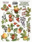 Набір наклейок (стікери) 'Summer botanical diary', 21*16см, FDSTK-191 FDSTK-191