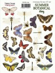 Набор наклеек (стикеров) 'Summer botanical diary', 21*16см, FDSTK-192 FDSTK-192