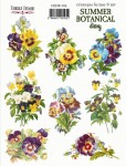 Набор наклеек (стикеров) 'Summer botanical diary', 21*16см, FDSTK-195 FDSTK-195