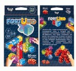Игра карточная развлекательная 'ФортУно 3D' детская, укр., G-F3D-01-01U, Danko toys G-F3D-01-01U