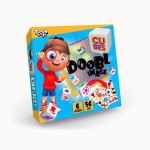 Гра настільна розважальна ’’Doobl Image Cubes’’, укр., DBI-04-01U, Danko toys DBI-04-01U