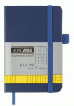 Блокнот діловий, ETALON 95*140, 96арк, клітинка, обкл. штучна шкіра, синій,  ВМ.296160-02 ВМ.296160-02