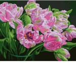 Набір акриловий живопис за номерами 'Вишукані тюльпани' 40*50см , Santi 954500 954500