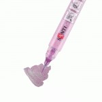 Маркер акварельний SANTI 'Glitter Brush', пензель, 18, світло- рожевий, 390767 390767