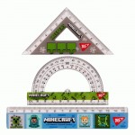 Набір лінійок YES (3 предмети) ’Minecraft’, лінійка 15 см, 370674 370674