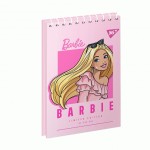 Зошит для записів YES А7/80 арк. од.спіраль 'Barbie', 151950 