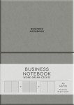 Зошит Business, А5/96 арк., у лінію, PU, м’яка палітурка, кремовий блок, 80г/м2, A5-7134L,Gray A5-7134L