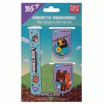 Закладки магнітні Yes 'Minecraft.Spring', 3 шт., блакитні, 708344 708344