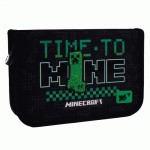 Пенал твердий YES одинарний з двома клапанами HP-04 Minecraft Time, 533631 533631